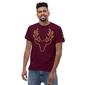 the kinship cotton tee (maroon)